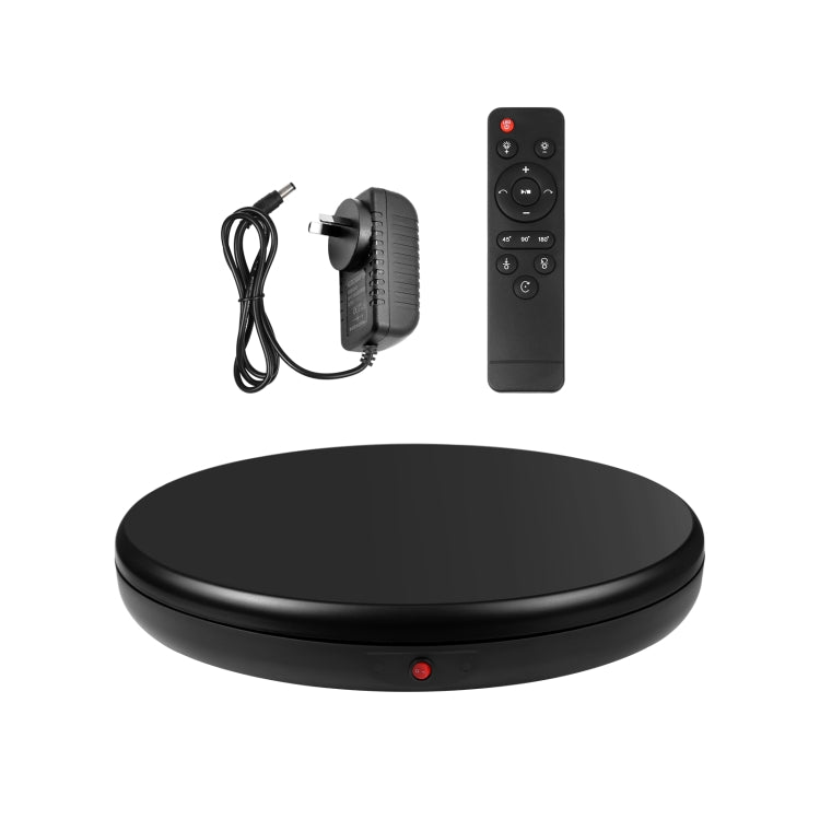 PULUZ 45cm Remote Control Adjusting Speed Rotating Turntable Display Stand, Black, Load 100kg(AU Plug) - free shipping - PMC TechLife - Order now!