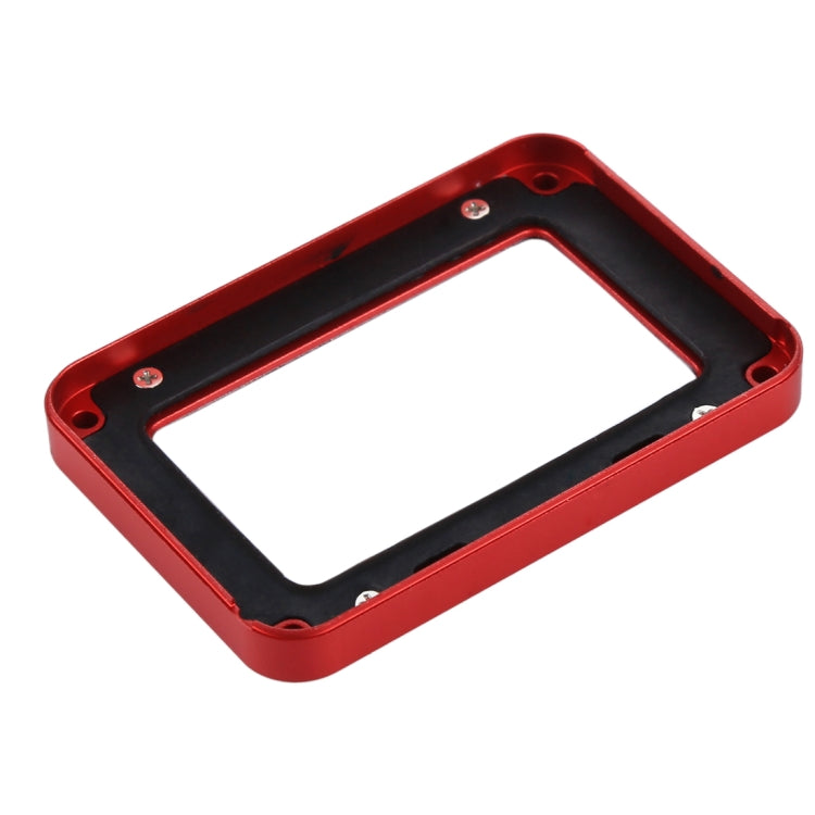 PULUZ Aluminum Alloy Flame + Tempered Glass Lens Protector for Sony RX0 / RX0 II, with Screws and Screwdrivers(Red) - Lens Cover by PULUZ | Online Shopping South Africa | PMC TechLife | Buy Now Pay Later Mobicred