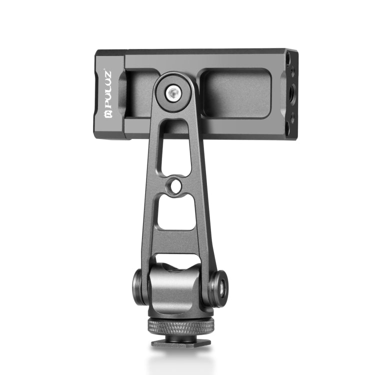 PULUZ Z-axis 360 Rotation Cold Shoes Aluminum Alloy Phone Clamp Holder Bracket (Black) - free shipping - PMC TechLife - Order now!