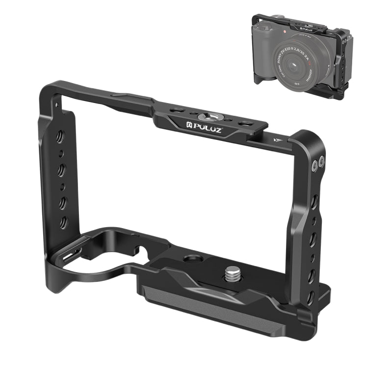 For Sony ZV-E10 II / ZV-E10M2 PULUZ Metal Camera Cage Stabilizer Rig (Black) - free shipping - PMC TechLife - Order now!