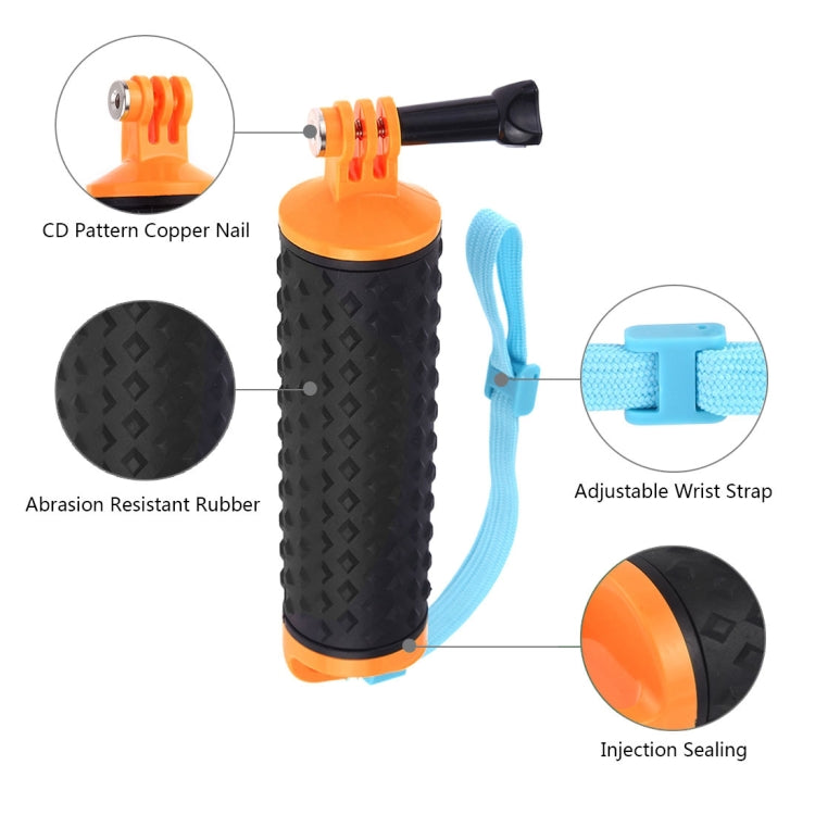 PULUZ Floating Handle Hand Grip Buoyancy Rods with Strap for GoPro HERO10 Black / HERO9 Black / HERO8 Black / HERO7 /6 /5 /5 Session /4 Session /4 /3+ /3 /2 /1, Xiaoyi and Other Action Cameras(Orange) - free shipping - PMC TechLife - Order now!