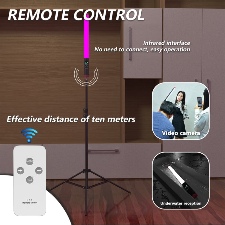 PULUZ RGB 114 LEDs Waterproof Photography Handheld Light Stick with Remote Control(Red) - free shipping - PMC TechLife - Order now!