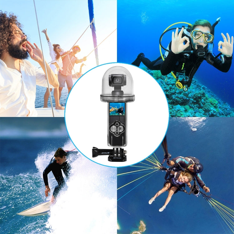 PULUZ 60m Underwater Waterproof Housing Diving Case Cover for DJI Osmo Pocket - Case & Bags by PULUZ | Online Shopping South Africa | PMC TechLife | Buy Now Pay Later Mobicred