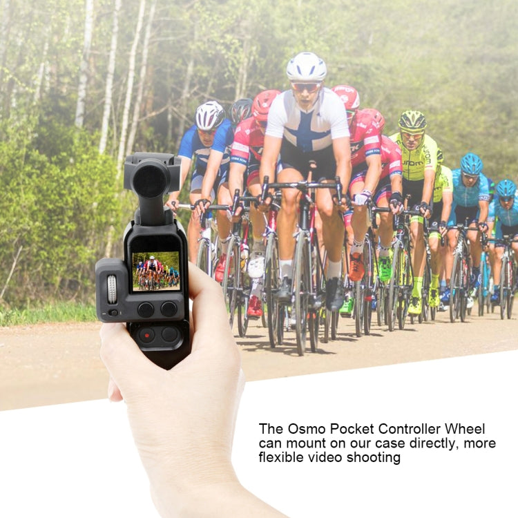 PULUZ Housing Shell CNC Aluminum Alloy Protective Cover for DJI OSMO Pocket(Black) - Mount & Holder by PULUZ | Online Shopping South Africa | PMC TechLife | Buy Now Pay Later Mobicred