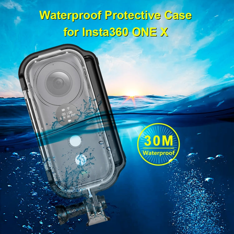 PULUZ 30m Underwater Waterproof Housing Protective Case for Insta360 ONE X, with Buckle Basic Mount & Screw - free shipping - PMC TechLife - Order now!
