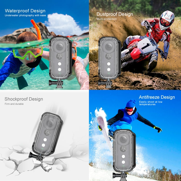PULUZ 30m Underwater Waterproof Housing Protective Case for Insta360 ONE X, with Buckle Basic Mount & Screw - free shipping - PMC TechLife - Order now!