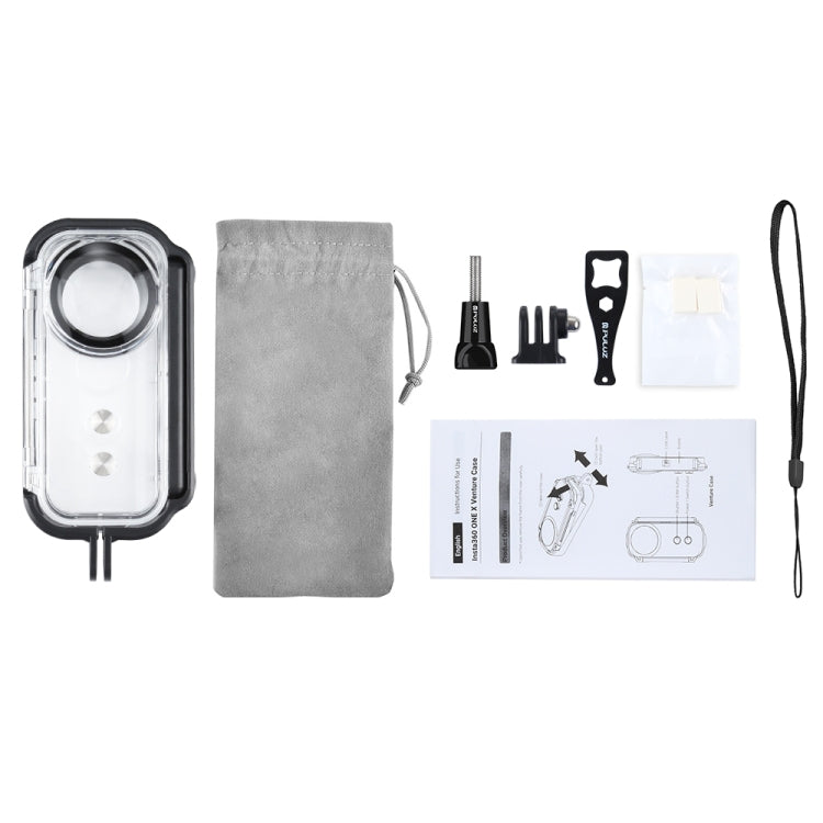 PULUZ 30m Underwater Waterproof Housing Protective Case for Insta360 ONE X, with Buckle Basic Mount & Screw - free shipping - PMC TechLife - Order now!