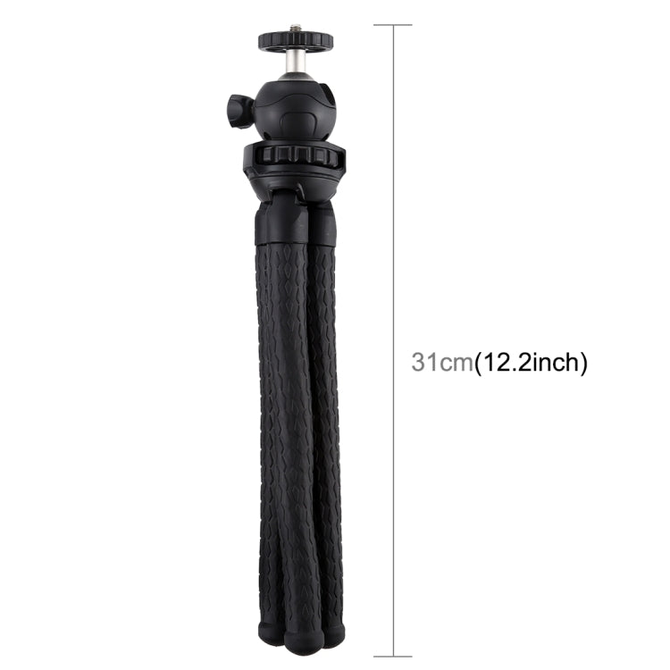 PULUZ Mini Octopus Flexible Tripod Holder with Ball Head for SLR Cameras, GoPro, Cellphone, Size:30cmx5cm - free shipping - PMC TechLife - Order now!