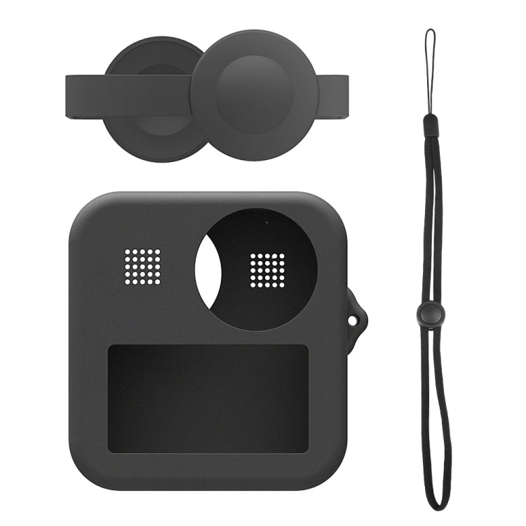 PULUZ for GoPro Max Dual Lens Caps Case + Body Silicone Protective Case(Black) - free shipping - PMC TechLife - Order now!