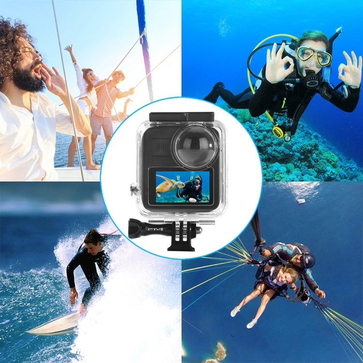 PULUZ 45m Underwater Waterproof Housing Diving Case for GoPro MAX, with Buckle Basic Mount & Screw - Waterproof Cases by PULUZ | Online Shopping South Africa | PMC TechLife | Buy Now Pay Later Mobicred