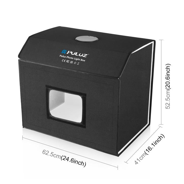 PULUZ Photo Studio Light Box Portable 60 x 40cm Cuboid Photography Studio Tent Kit with 4 Color Backdrops (EU Plug) - free shipping - PMC TechLife - Order now!