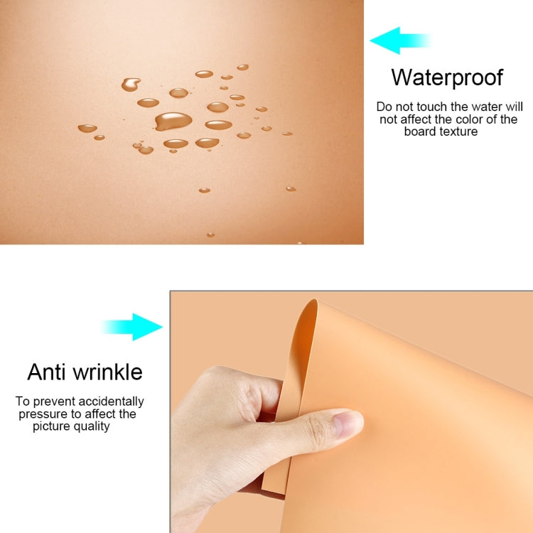 PULUZ Photography Background PVC Paper Kits for Studio Tent Box, Size: 156cm x 80cm(Orange) - free shipping - PMc TechLife - Order now!