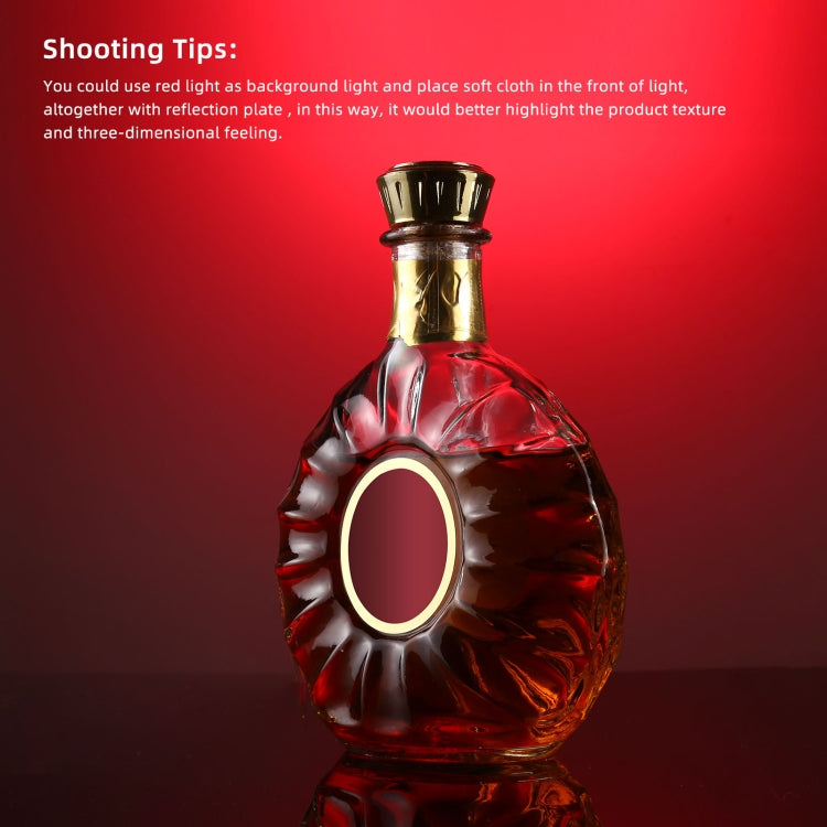 PULUZ 39cm Photography Acrylic Reflective Display Table Background Board(Black) -  by PULUZ | Online Shopping South Africa | PMC TechLife | Buy Now Pay Later Mobicred