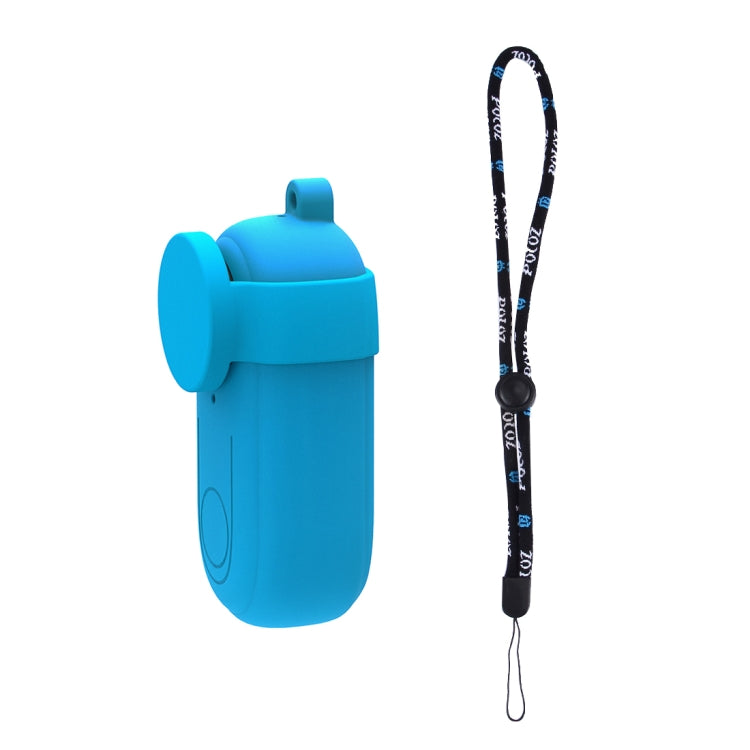 PULUZ Silicone Protective Case with Lens Cover for Insta360 GO 2(Blue) - Case & Bags by PULUZ | Online Shopping South Africa | PMC TechLife | Buy Now Pay Later Mobicred
