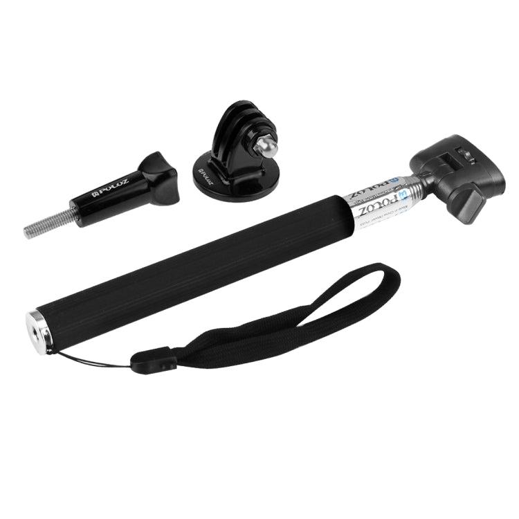 PULUZ Extendable Handheld Selfie Monopod for GoPro, Insta360, DJI and Other Action Cameras, Length: 22.5-80cm - Extendable Pole by PULUZ | Online Shopping South Africa | PMC TechLife | Buy Now Pay Later Mobicred