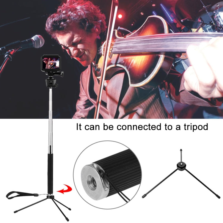 PULUZ Extendable Handheld Selfie Monopod for GoPro, Insta360, DJI and Other Action Cameras, Length: 22.5-80cm - Extendable Pole by PULUZ | Online Shopping South Africa | PMC TechLife | Buy Now Pay Later Mobicred