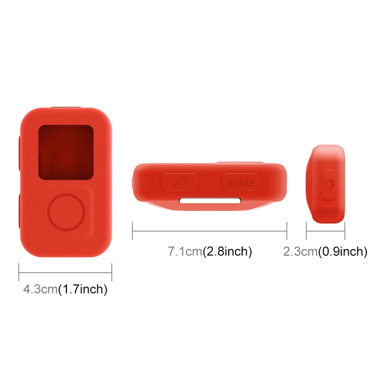PULUZ Silicone Protective Case for GoPro HERO10 Black WiFi Remote(Red) - free shipping - PMC TechLife - Order now!