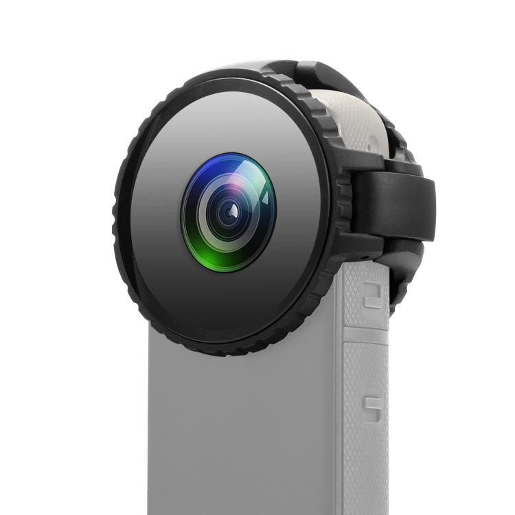 PULUZ Upgrade Lens Guard Protective Glass Cover for Insta360 One X2(Black) - Len Accessories by PULUZ | Online Shopping South Africa | PMC TechLife | Buy Now Pay Later Mobicred