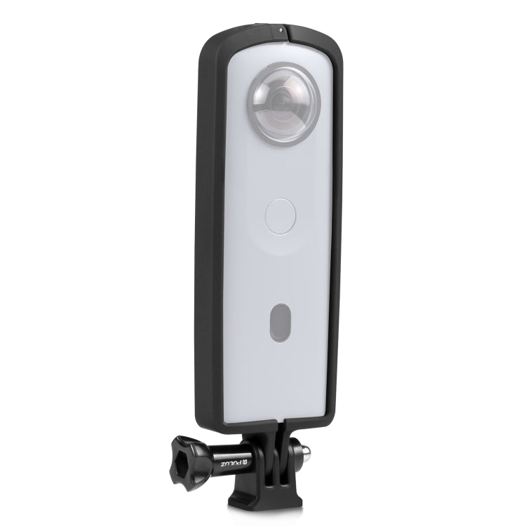 PULUZ PC ABS Plastic Protective Frame for Ricoh Theta SC2, with Adapter Mount & Screw(Black) - Protective Frame by PULUZ | Online Shopping South Africa | PMC TechLife | Buy Now Pay Later Mobicred