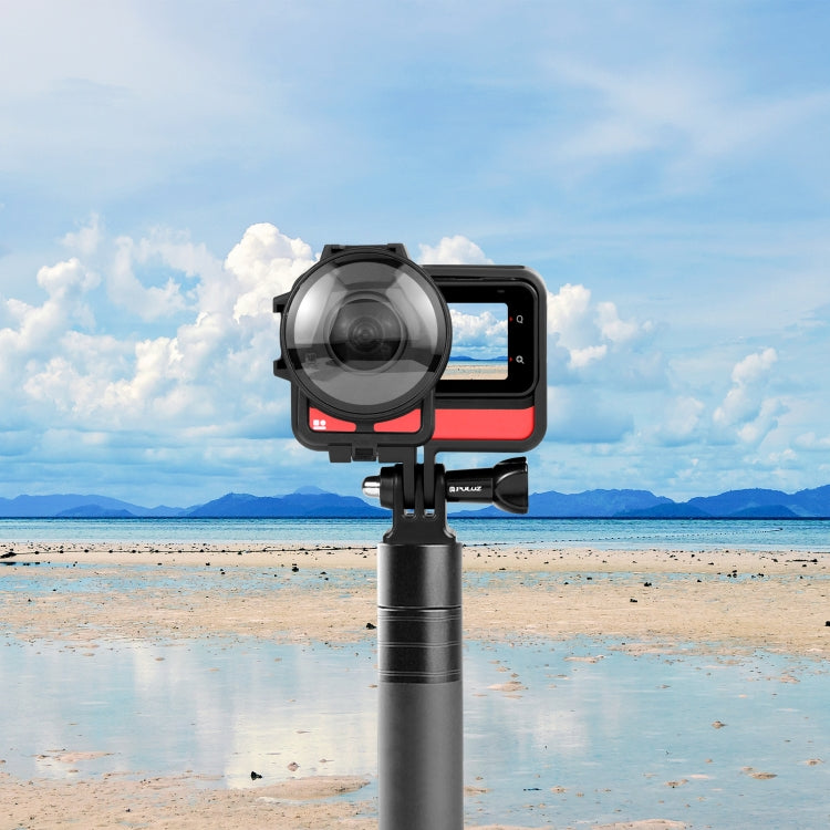 PULUZ Plastic Frame Case with Lens Guard for Insta360 One RS 360 Edition(Black) - free shipping - PMC TechLife - Order now!