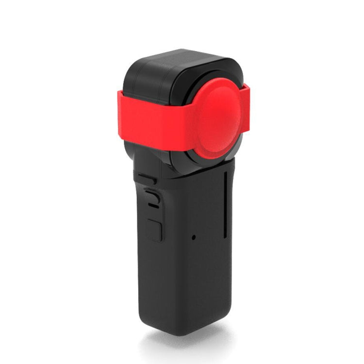 PULUZ Silicone Protective Case with Lens Cover for Insta360 One RS 1-Inch 360 Edition(Red) - Case & Bags by PULUZ | Online Shopping South Africa | PMC TechLife | Buy Now Pay Later Mobicred