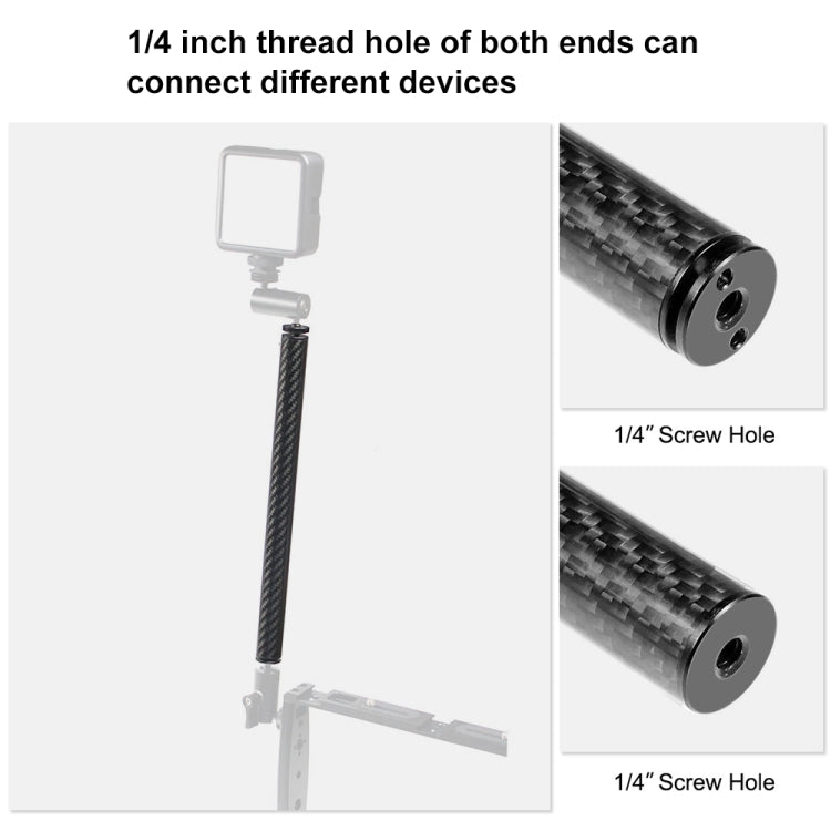 PULUZ 250mm Aluminum Alloy Carbon Fiber Floating Buoyancy Selfie-stick Extension Arm Rods for GoPro, Insta360, DJI and Other Action Cameras - free shipping - PMC TechLife - Order now!