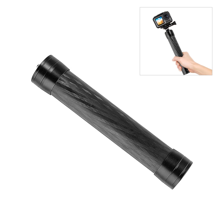 PULUZ 21cm Carbon Fiber Extension Monopod Stick for DJI / MOZA / Feiyu V2 / Zhiyun G5 Gimbal(Black) - Others by PMC TechLife | Online Shopping South Africa | PMC TechLife | Buy Now Pay Later Mobicred