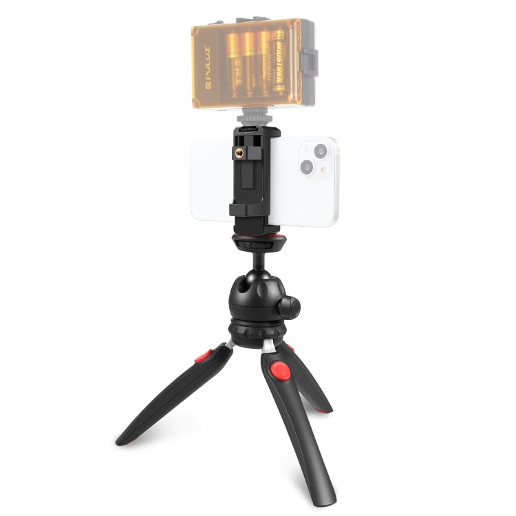 PULUZ Mini VLOG Live Stabilizer Stand Tripod with Phone Clamp for Smartphones (Red) - free shipping - PMC Jewellery - Order now!