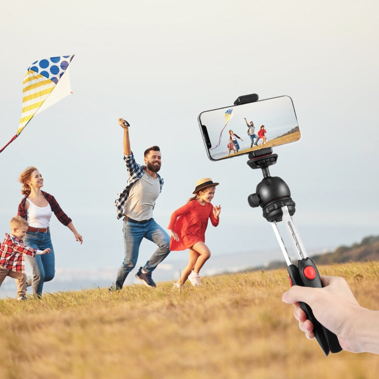 PULUZ Mini VLOG Live Stabilizer Stand Tripod with Phone Clamp for Smartphones (Red) - free shipping - PMC Jewellery - Order now!