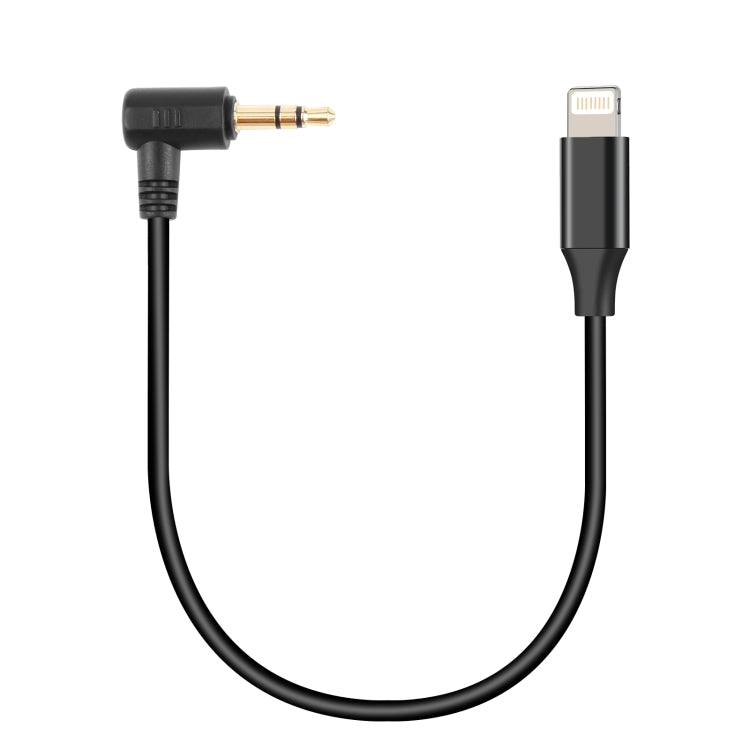 PULUZ 3.5mm TRS Male to 8 Pin Male Live Microphone Audio Adapter Cable for PU3153 / PU3154 (Black) - free shipping - PMC TechLife - Order now!
