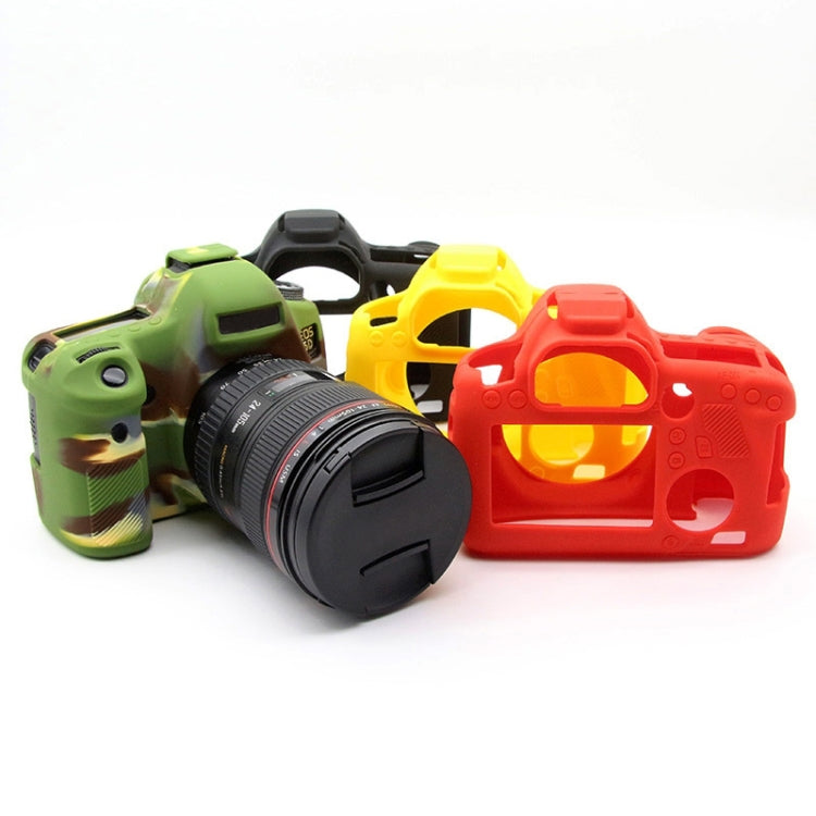 PULUZ Soft Silicone Protective Case for Canon EOS 6D(Yellow) - Protective Case by PULUZ | Online Shopping South Africa | PMC TechLife | Buy Now Pay Later Mobicred