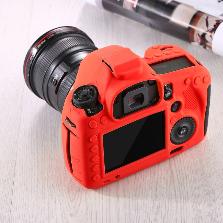 PULUZ Soft Silicone Protective Case for Canon EOS 5D Mark III / 5D3(Red) - free shipping - PMC TechLife - Order now!