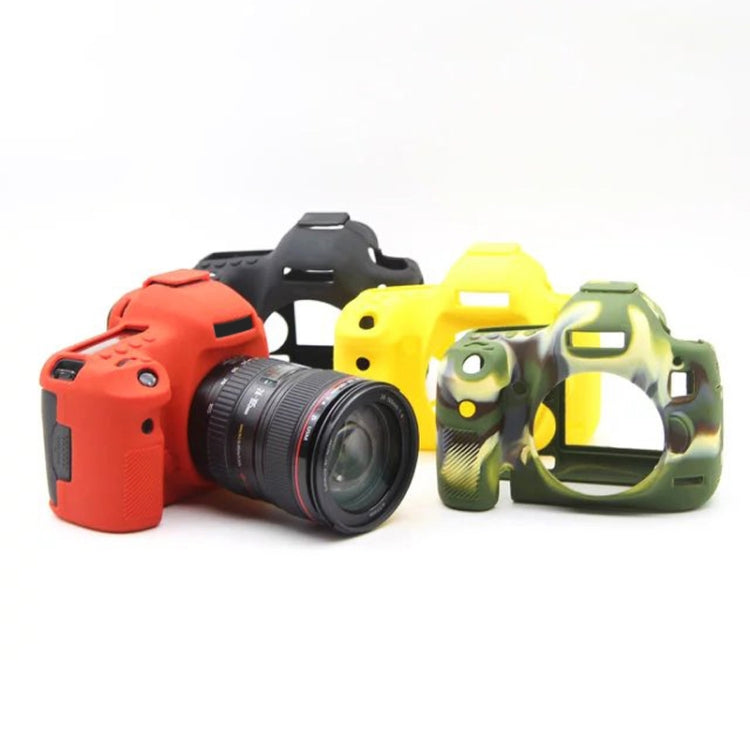 PULUZ Soft Silicone Protective Case for Canon EOS 5D Mark III / 5D3(Yellow) - Protective Case by PULUZ | Online Shopping South Africa | PMC TechLife | Buy Now Pay Later Mobicred