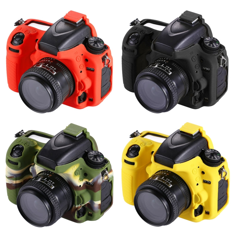 PULUZ Soft Silicone Protective Case for Nikon D750(Red) - free shipping - PMC TechLife - Order now!