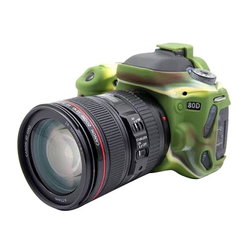 PULUZ Soft Silicone Protective Case for Canon EOS 80D - Protective Case by PULUZ | Online Shopping South Africa | PMC TechLife | Buy Now Pay Later Mobicred