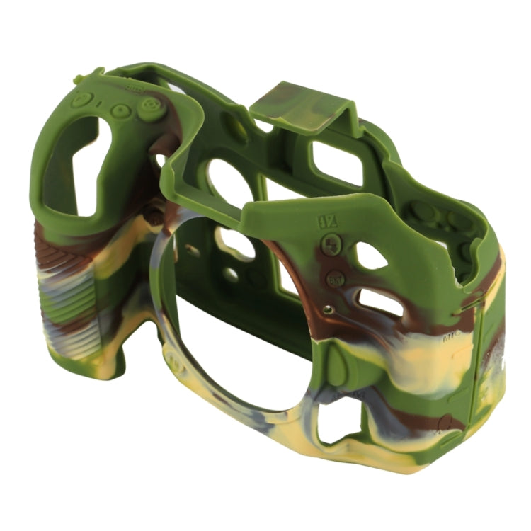 PULUZ Soft Silicone Protective Case for Nikon D7200 /D7100(Camouflage) - Protective Case by PULUZ | Online Shopping South Africa | PMC TechLife | Buy Now Pay Later Mobicred