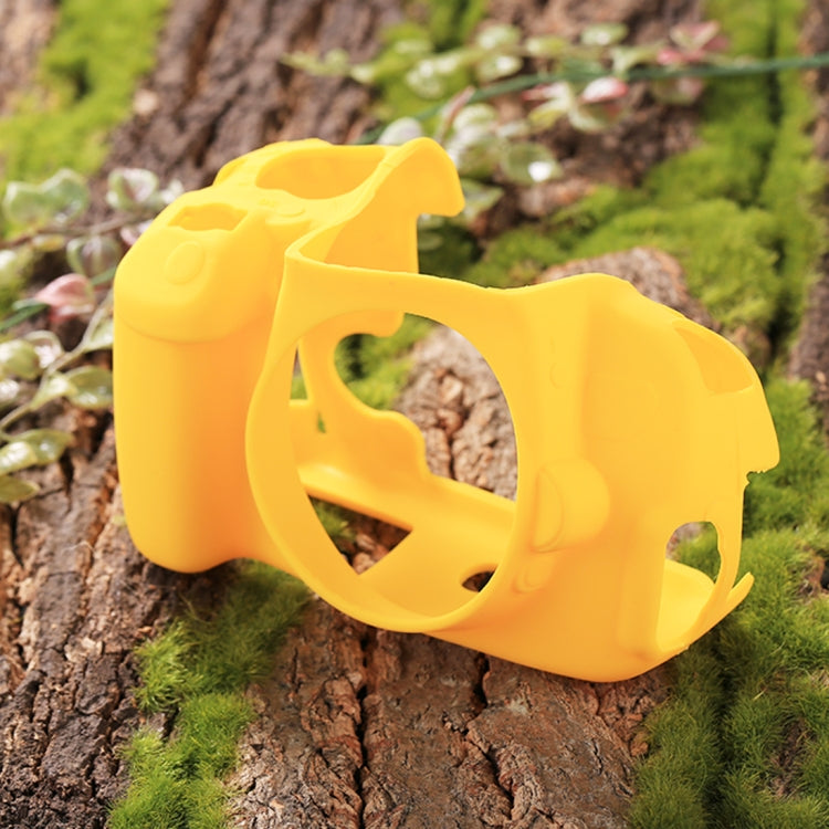 PULUZ Soft Silicone Protective Case for Canon EOS 650D / 700D(Yellow) - Protective Case by PULUZ | Online Shopping South Africa | PMC TechLife | Buy Now Pay Later Mobicred