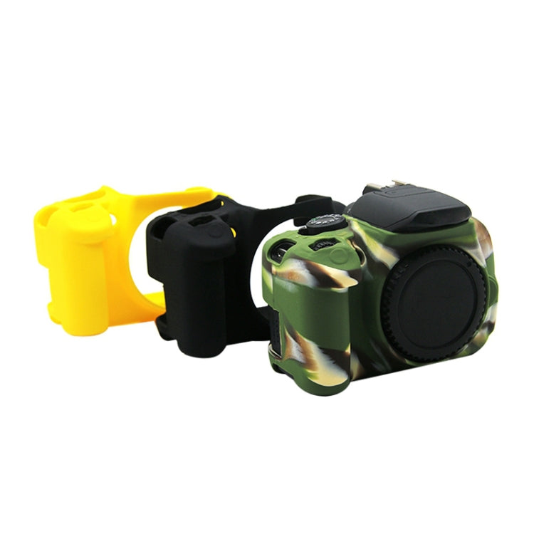 PULUZ Soft Silicone Protective Case for Canon EOS 650D / 700D(Yellow) - Protective Case by PULUZ | Online Shopping South Africa | PMC TechLife | Buy Now Pay Later Mobicred