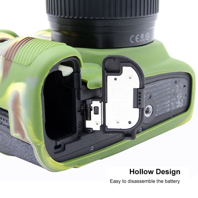 PULUZ Soft Silicone Protective Case for Canon EOS 5D Mark IV(Camouflage) - Protective Case by PULUZ | Online Shopping South Africa | PMC TechLife | Buy Now Pay Later Mobicred