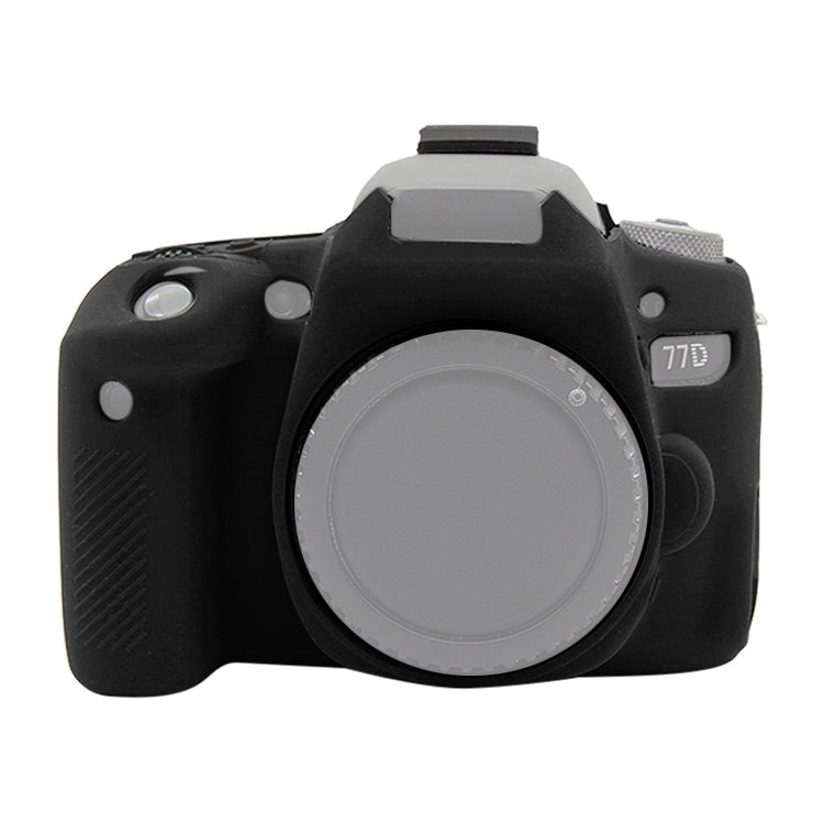 PULUZ Soft Silicone Protective Case for Canon EOS 77D(Black) - free shipping - PMC TechLife - Order now!