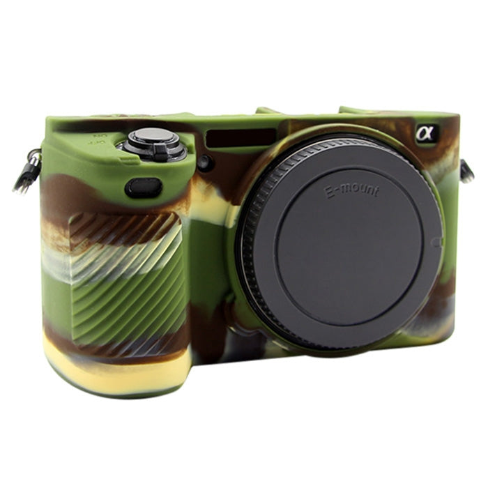 PULUZ Soft Silicone Protective Case for Sony ILCE-6500(Camouflage) - free shipping - PMC TechLife - Order now!