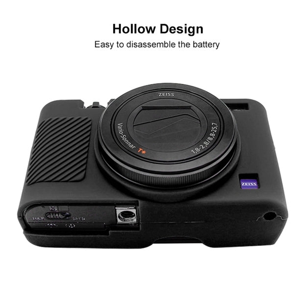 PULUZ Soft Silicone Protective Case for Sony RX100 III / IV / V(Black) - Protective Case by PULUZ | Online Shopping South Africa | PMC TechLife | Buy Now Pay Later Mobicred