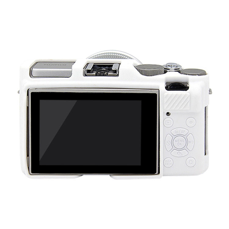 PULUZ Soft Silicone Protective Case for FUJIFILM X-A3 / X-A10(White) - Protective Case by PULUZ | Online Shopping South Africa | PMC TechLife | Buy Now Pay Later Mobicred
