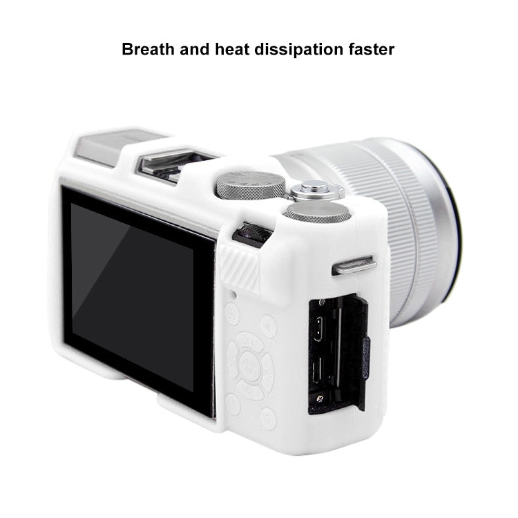 PULUZ Soft Silicone Protective Case for FUJIFILM X-A3 / X-A10(White) - Protective Case by PULUZ | Online Shopping South Africa | PMC TechLife | Buy Now Pay Later Mobicred