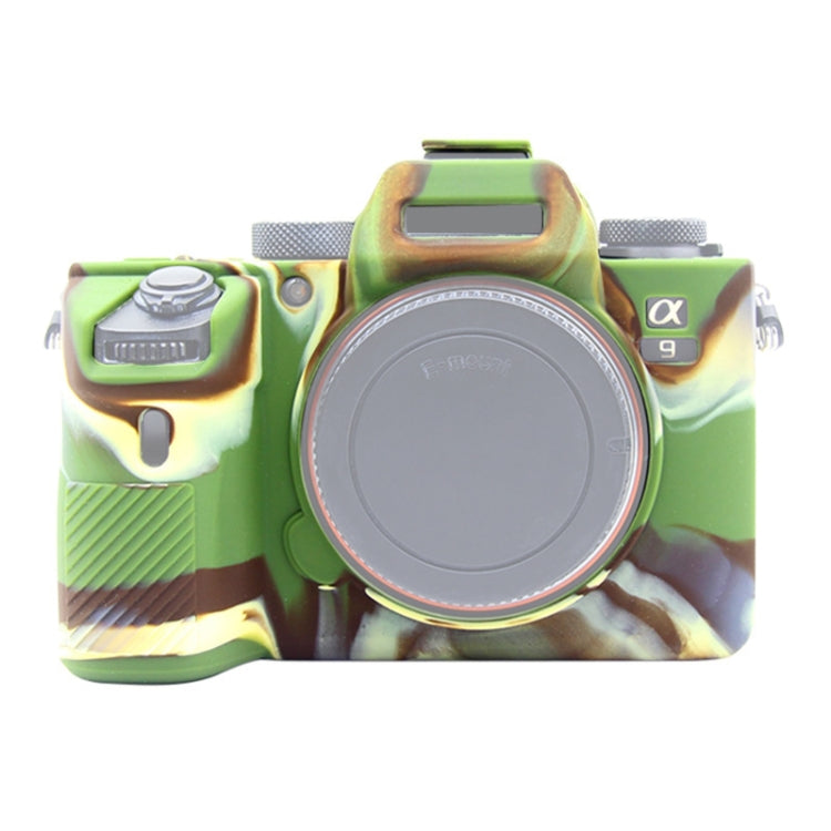 PULUZ Soft Silicone Protective Case for Sony A9 (ILCE-9) / A7 III/ A7R  III(Camouflage) - Protective Case by PULUZ | Online Shopping South Africa | PMC TechLife | Buy Now Pay Later Mobicred