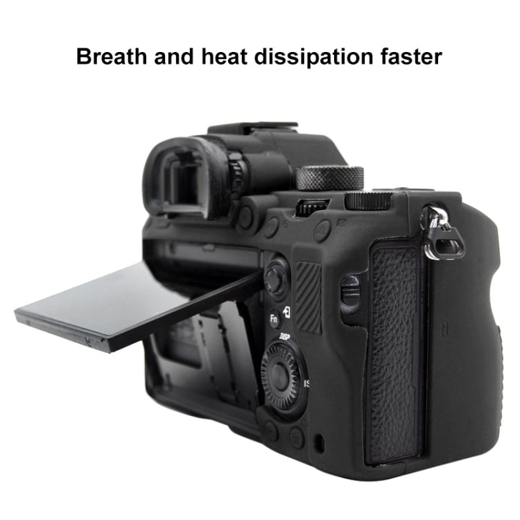 PULUZ Soft Silicone Protective Case for Sony A9 (ILCE-9) / A7 III/ A7R  III(Black) - Protective Case by PULUZ | Online Shopping South Africa | PMC TechLife | Buy Now Pay Later Mobicred