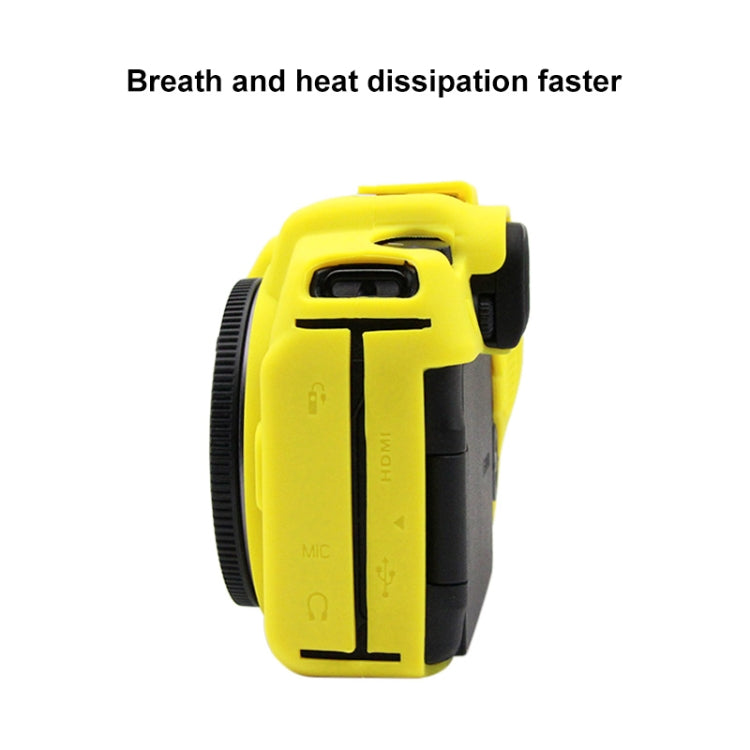 PULUZ Soft Silicone Protective Case for Canon EOS RP(Yellow) - Protective Case by PULUZ | Online Shopping South Africa | PMC TechLife | Buy Now Pay Later Mobicred