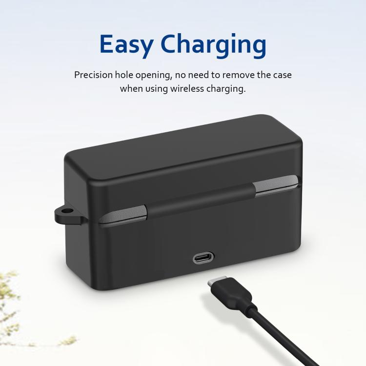 For DJI Mic 2 PULUZ Charging Case Silicone Scratch-proof Protective Cover (Black) - free shipping - PMC TechLife - Order now!