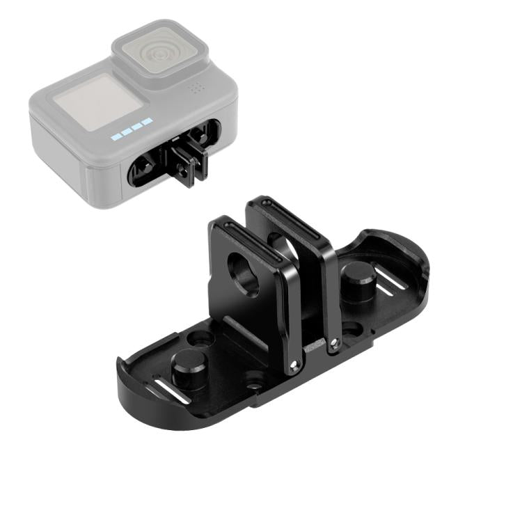 PULUZ Quick Release Magnetic Folding Base Adapter for GoPro HERO12 Black /11 Black /11 Black mini /10 Black /9 Black /8 Black / Max (Black) - Connection Mount by PULUZ | Online Shopping South Africa | PMc TechLife | Buy Now Pay Later Mobicred