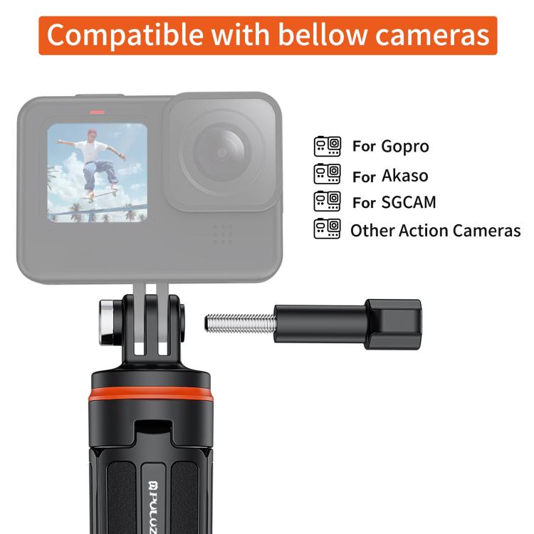 PULUZ Action Camera Extension Tripod Selfie Stick Stand for GoPro (Black) - free shipping - PMC TechLife - Order now!